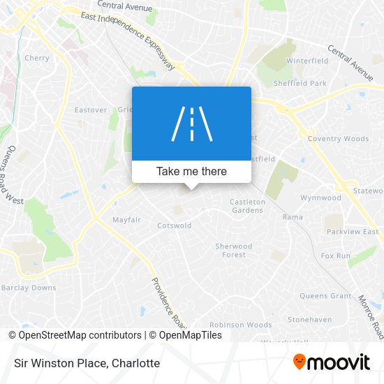 Sir Winston Place map
