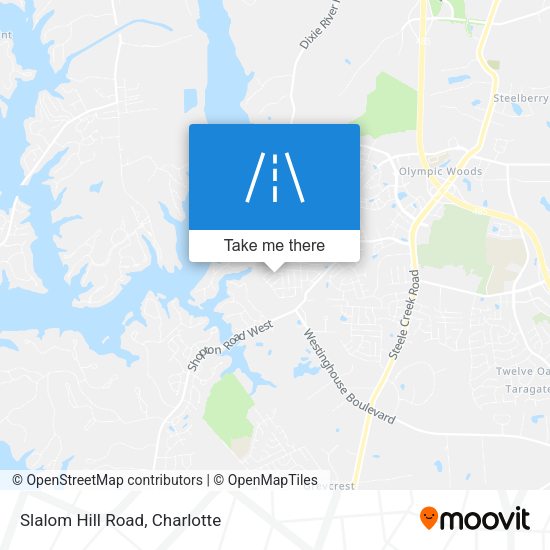 Slalom Hill Road map