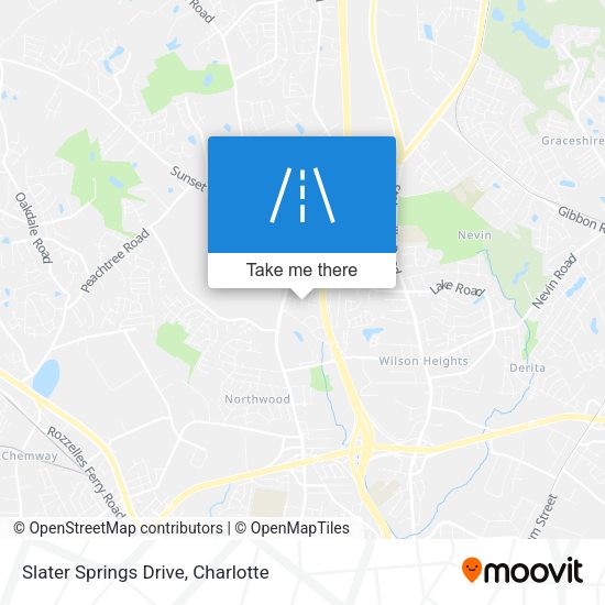 Slater Springs Drive map