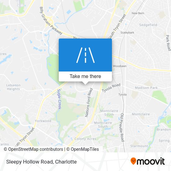 Mapa de Sleepy Hollow Road