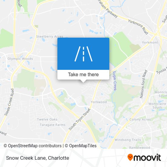 Mapa de Snow Creek Lane