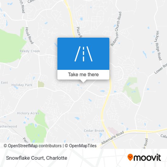 Mapa de Snowflake Court