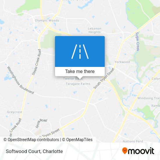 Mapa de Softwood Court