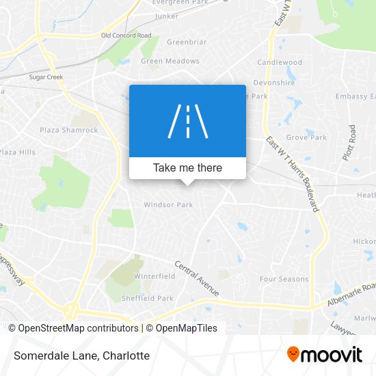 Mapa de Somerdale Lane