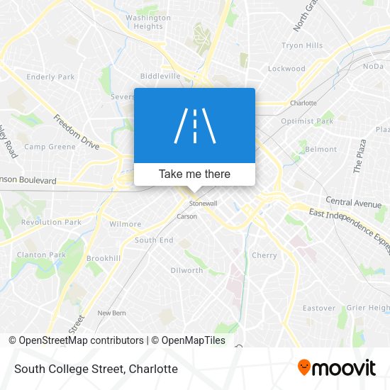 South College Street map