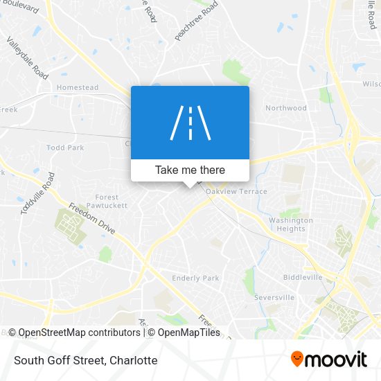 South Goff Street map