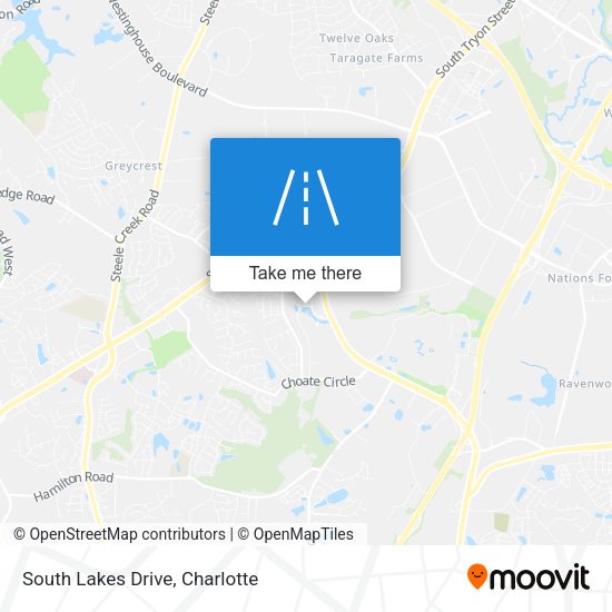 South Lakes Drive map