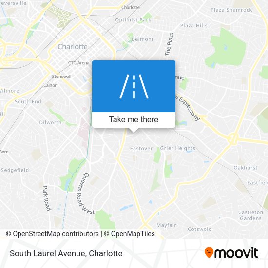 South Laurel Avenue map