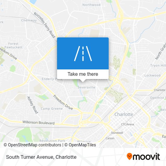 South Turner Avenue map