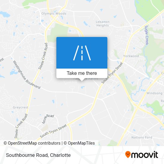 Mapa de Southbourne Road