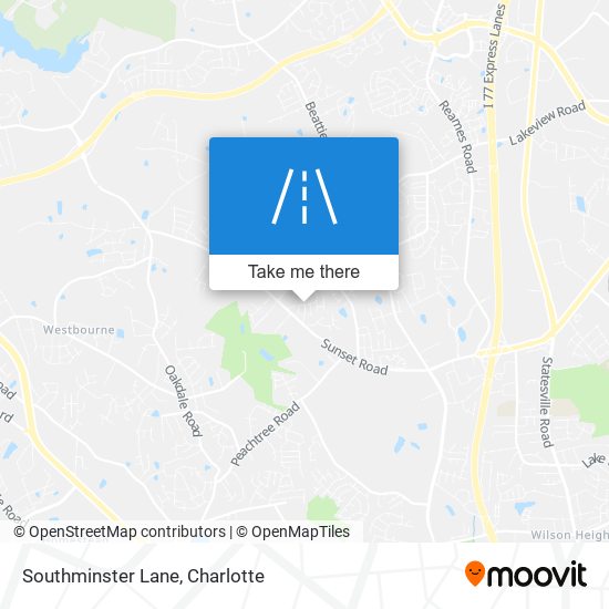 Southminster Lane map