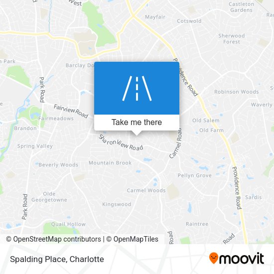 Mapa de Spalding Place