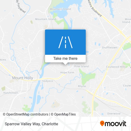 Mapa de Sparrow Valley Way