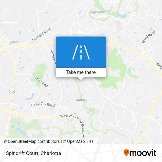 Mapa de Spindrift Court