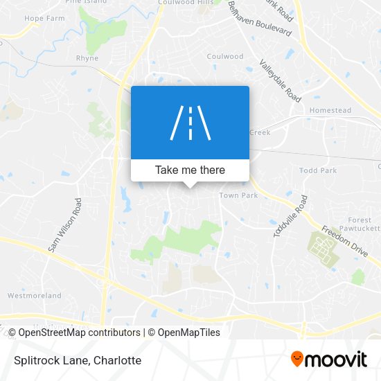 Mapa de Splitrock Lane