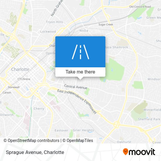 Mapa de Sprague Avenue