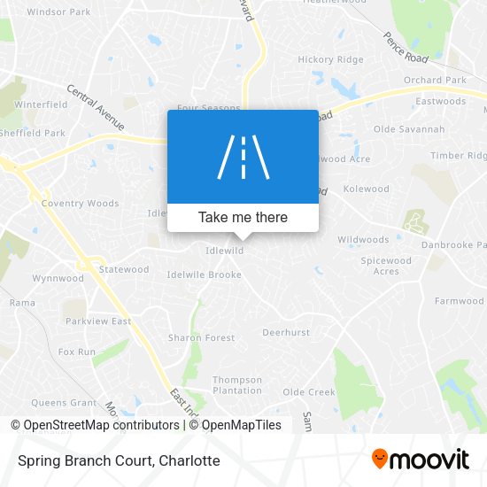 Spring Branch Court map