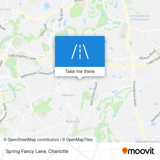 Mapa de Spring Fancy Lane