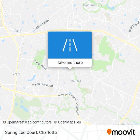Mapa de Spring Lee Court
