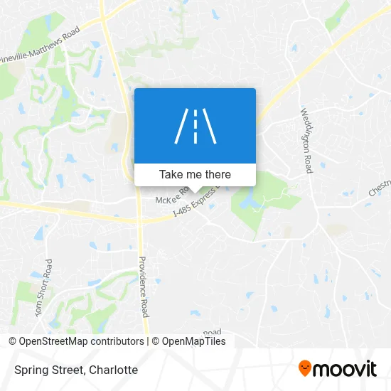 Spring Street map