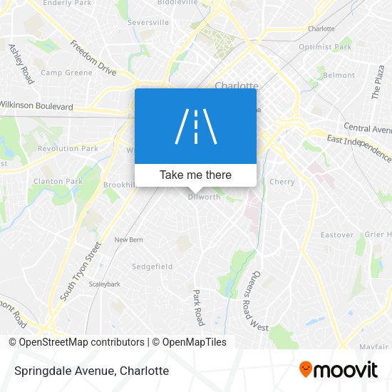 Mapa de Springdale Avenue