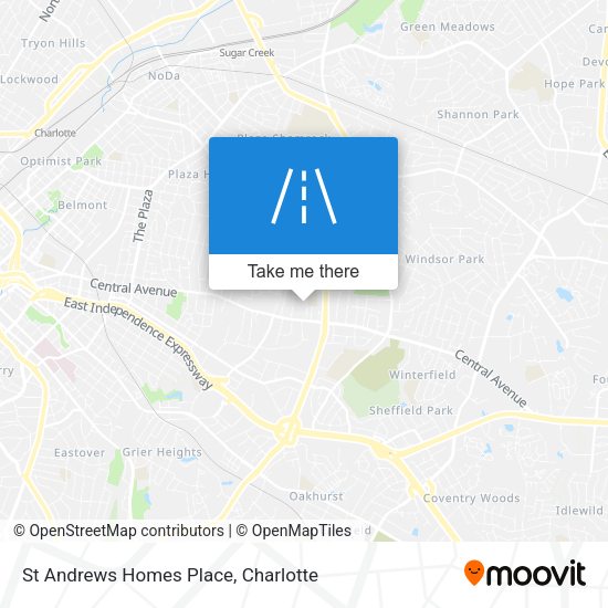 St Andrews Homes Place map