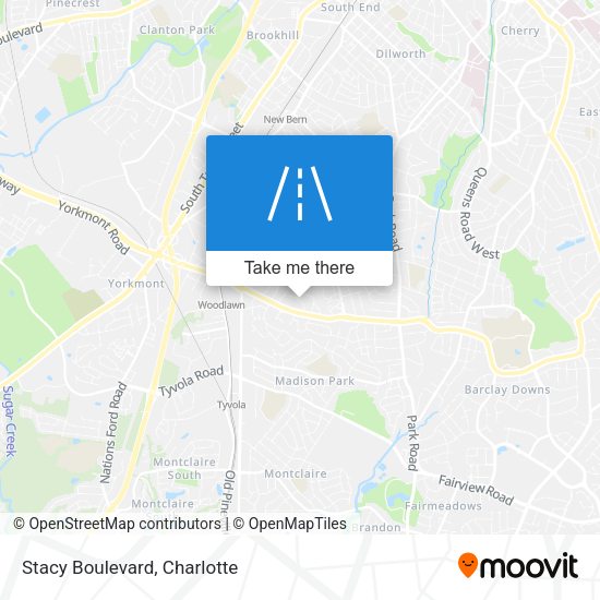 Mapa de Stacy Boulevard