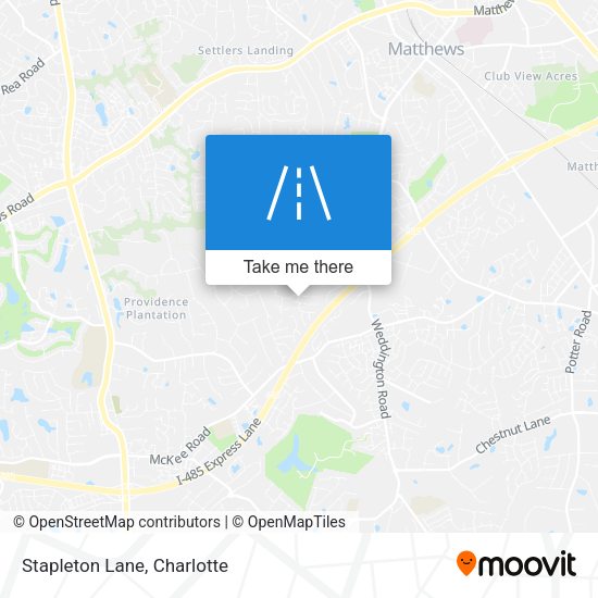 Mapa de Stapleton Lane