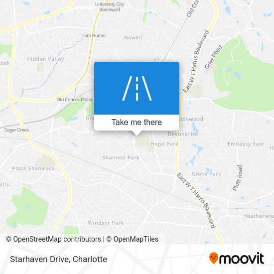 Mapa de Starhaven Drive