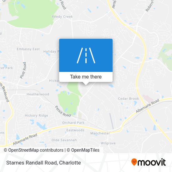 Starnes Randall Road map