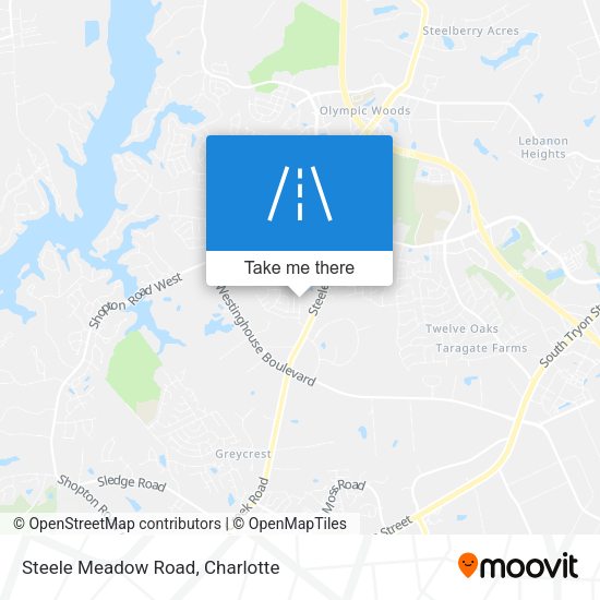 Steele Meadow Road map