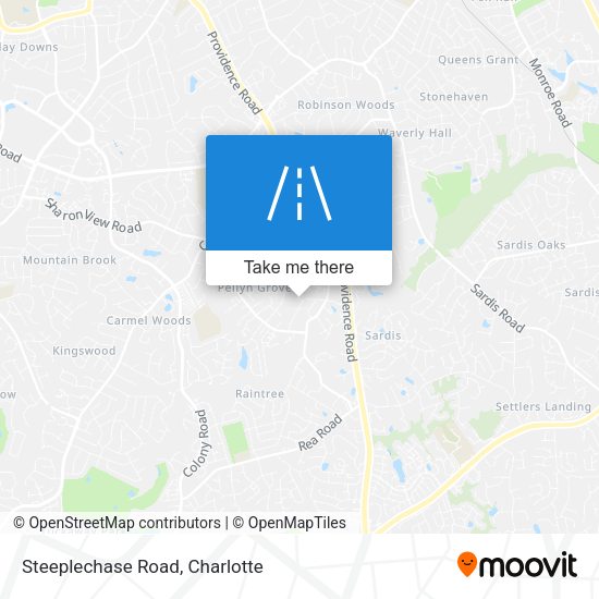 Steeplechase Road map