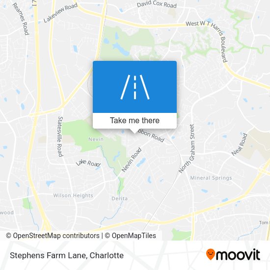 Stephens Farm Lane map