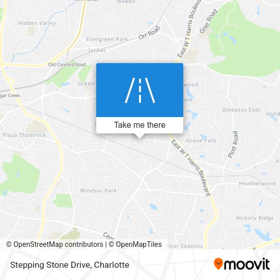Stepping Stone Drive map