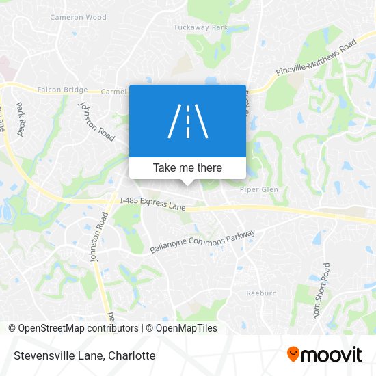 Stevensville Lane map
