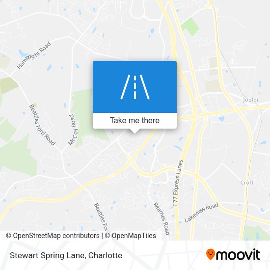 Stewart Spring Lane map