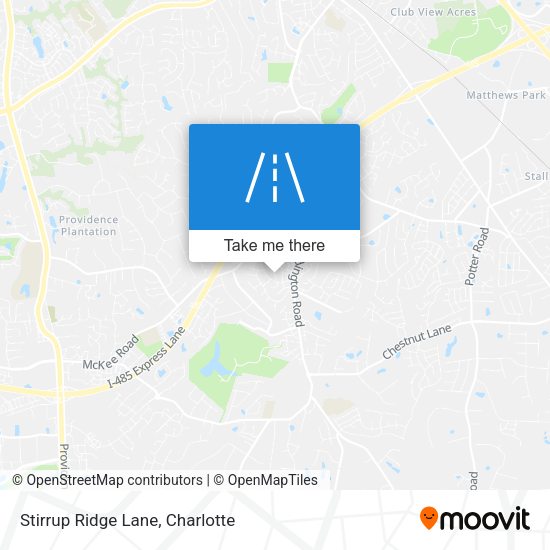 Mapa de Stirrup Ridge Lane