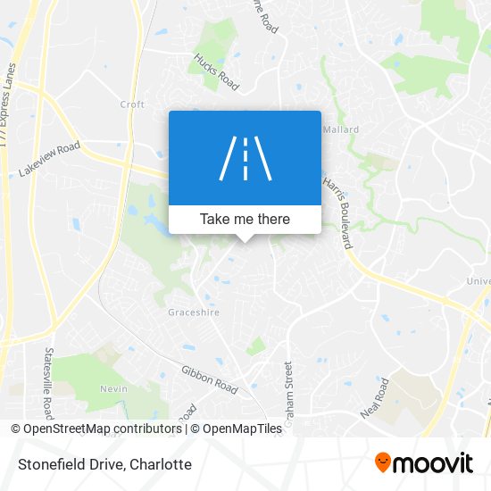 Stonefield Drive map