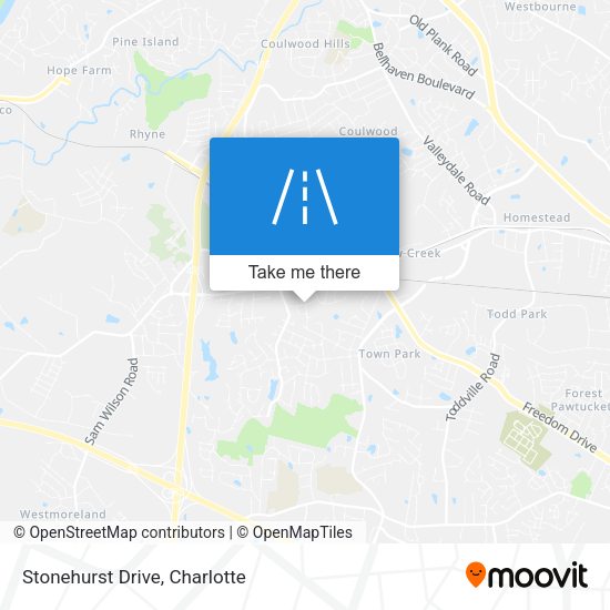 Stonehurst Drive map