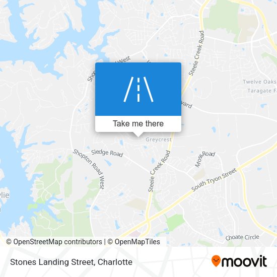 Mapa de Stones Landing Street