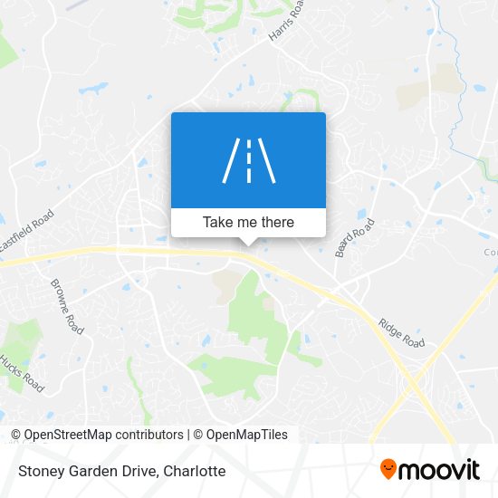 Mapa de Stoney Garden Drive