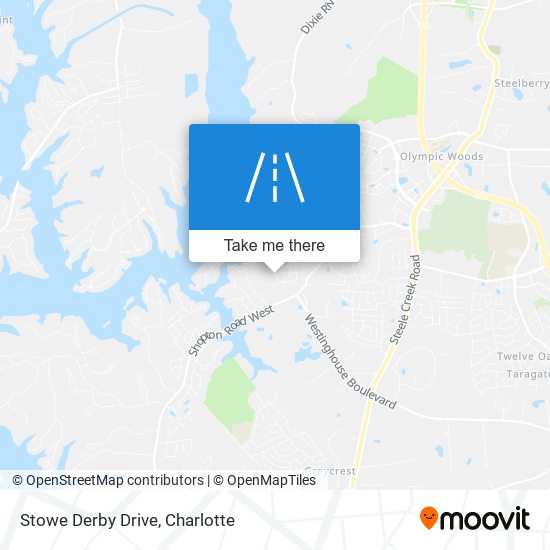 Stowe Derby Drive map