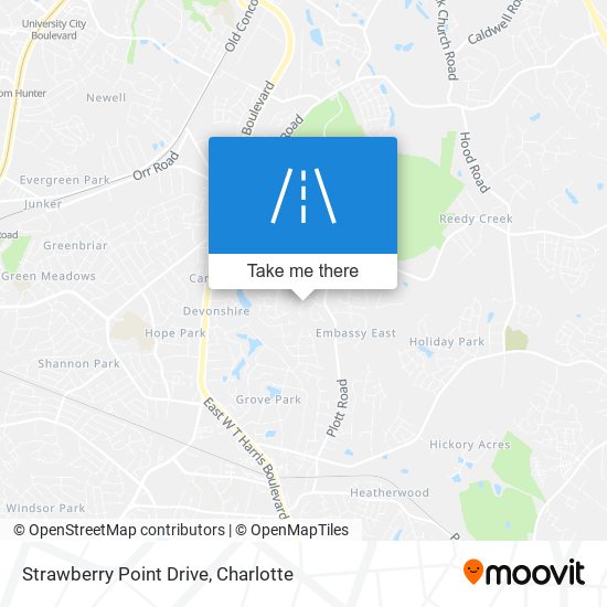 Strawberry Point Drive map