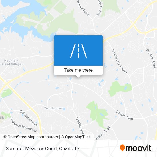 Mapa de Summer Meadow Court