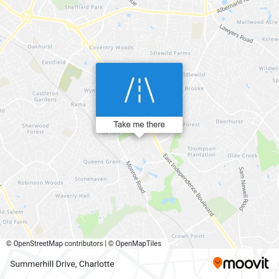 Summerhill Drive map