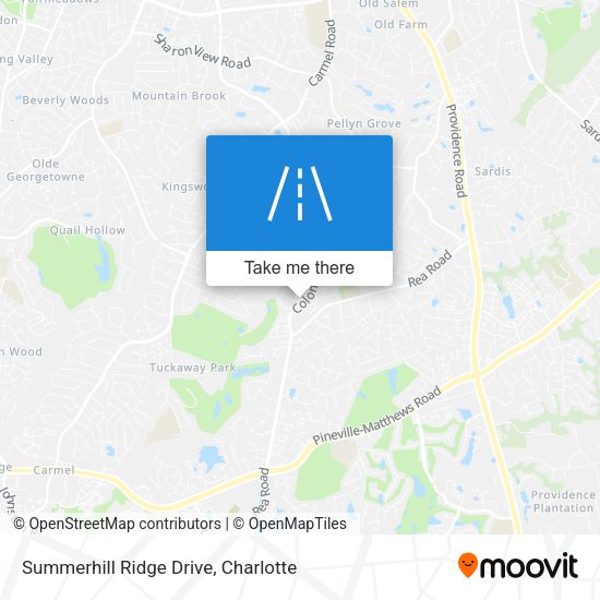 Summerhill Ridge Drive map