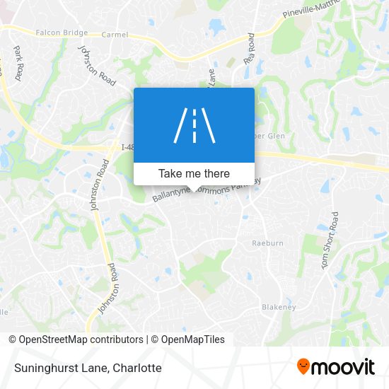 Suninghurst Lane map