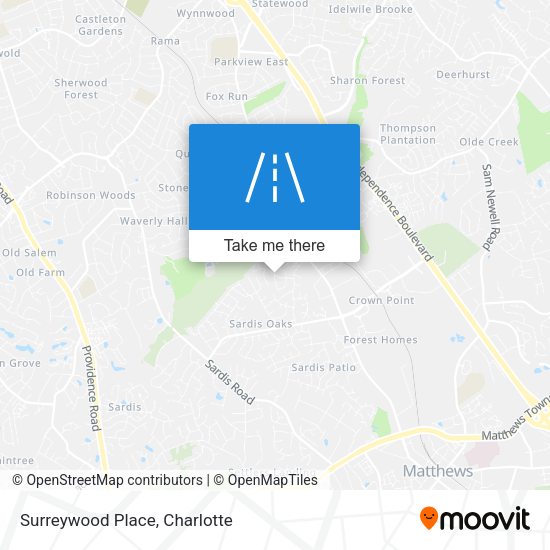 Mapa de Surreywood Place