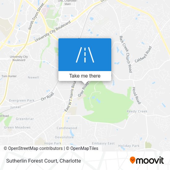 Mapa de Sutherlin Forest Court