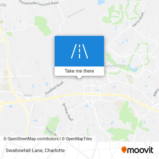 Mapa de Swallowtail Lane
